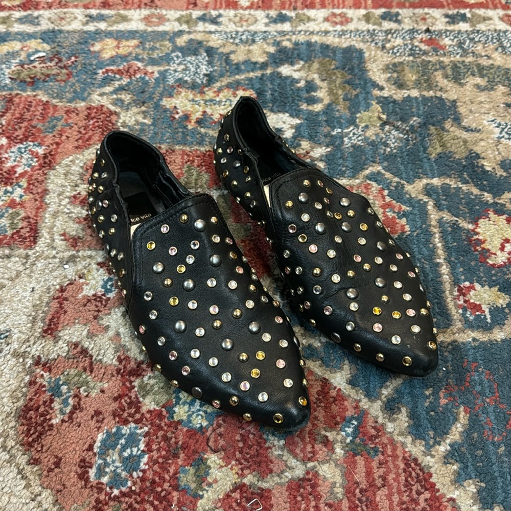 Dolce Vita leather studded flats size 7.5